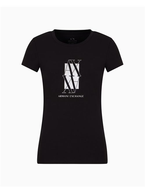 t-shirt woman black ARMANI EXCHANGE | XW000511AF11929/UC001